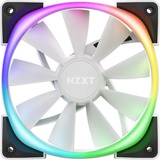 NZXT Aer RGB 2 Single 120x120x26 White, Gehäuselüfter weiß, RGB-LED-Lüfter für HUE 2