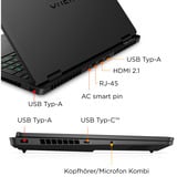 OMEN 16-am0277ng, Gaming-Notebook schwarz, Intel® Core™ Ultra 7 255H, NVIDIA GeForce RTX 5070, 24 GB DDR5, 1 TB (1 TB SSD), ohne Betriebssystem