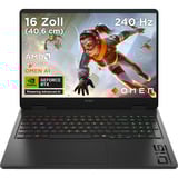 OMEN 16-ap0093ng, Gaming-Notebook schwarz, AMD Ryzen 9 8940HX, NVIDIA GeForce RTX 5060, 32 GB DDR5, 1 TB (1 TB SSD), Windows 11 Home
