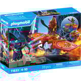 PLAYMOBIL 71833 Heroes: Helden-Drohne gegen bösen Ninja, Konstruktionsspielzeug 