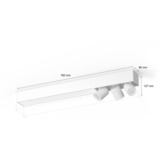 Philips Hue White & Color Ambiance Centris 3er-Deckenspot, LED-Leuchte weiß