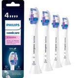 Philips Sonicare S2 Sensitive HX6054/10, 4er, Aufsteckbürste weiß/lila