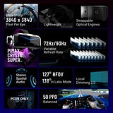 Pimax Crystal Super 50PPD, VR-Brille schwarz