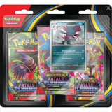  Pokémon-TCG: Mega-Entwicklung - Fatale Flammen - Drei-Boosterpack-Blister, Sammelkarten 