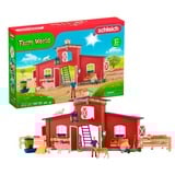 Schleich Farm World Große Farm mit Tieren & Zubehör, Spielgebäude 
