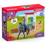 Schleich Horse Club Pferdebox mit Lisa & Storm, Spielfigur 