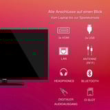 Telefunken D43U750X2CWI, LED-Fernseher 108 cm (43 Zoll), schwarz, UltraHD/4K, Triple-Tuner, SmartTV, Android TV