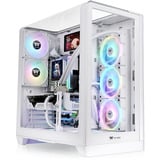 Thermaltake View 390 TG Snow White, Tower-Gehäuse weiß, Tempered Glass x 2