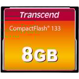 Transcend CompactFlash 133 8 GB, Speicherkarte schwarz, UDMA 4