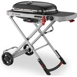 Weber Gasgrill Traveler Black schwarz/silber, zusammenklappbar