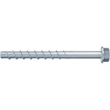 fischer Betonschraube FBS 5x50 15/5 Sechskant mit U-Scheibe 100 Stück, verzinkt