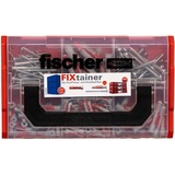 fischer FixTainer - DUOPOWER & DUOSEAL + Schrauben, Dübel hellgrau/rot, 275-teilig