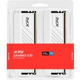 ADATA DIMM 64 GB DDR4-3200 (2x 32 GB) Dual-Kit, Arbeitsspeicher weiß, AX4U320032G16A-DTWHD35, XPG Gammix D35, INTEL XMP