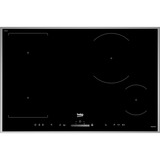 BEKO HII 84500 FHTX, Autarkes Kochfeld schwarz/silber, 80 cm