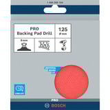 Bosch PRO Backing Pad, Gummi-Schleifteller, Ø 125mm schwarz, für Bohrmaschinen