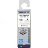 Bosch PRO Stainless Steel HSS-Co Spiralbohrer, Ø 3mm Arbeitslänge 33mm, 10 Stück