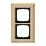 Busch-Jaeger Rahmen zwei fach, Abdeckung weiß, Retail