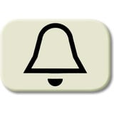 Busch-Jaeger Tastersymbol Klingel 2525 KI, Schalter weiß, Retail