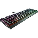 CHERRY XTRFY MX 3.1, Gaming-Tastatur schwarz, DE-Layout, Cherry MX2A Red