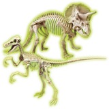Clementoni Jurassic World 3 - Ausgrabungs-Set Triceratops & Velociraptor, Experimentierkasten 