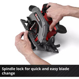 EINHELL Professional Akku-Handkreissäge TP-CS 18/165 Li BL - Solo, 18Volt rot/schwarz, ohne Akku und Ladegerät