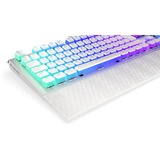 ENDORFY Omnis Pudding Onyx White, Gaming-Tastatur weiß, DE-Layout, Kailh RGB Brown