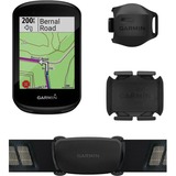 Garmin Edge 830 Sensor-Bundle, Fahrradcomputer schwarz, inkl. Geschwindigkeitssensor 2, Trittfrequenzsensor 2, HRM-Dual Brustgurt