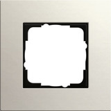 Gira Abdeckrahmen 1fach, Abdeckung hellgrau, Retail