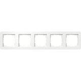 Gira Abdeckrahmen 5fach weiß, Retail