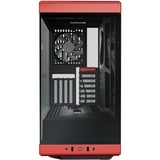 HYTE Y40, Tower-Gehäuse rot/schwarz, Tempered Glass