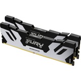 Kingston FURY DIMM 32 GB DDR5-6000 (2x 16 GB) Dual-Kit, Arbeitsspeicher schwarz/silber, KF560C32RSK2-32, Fury Renegade Silver, INTEL XMP
