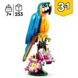 LEGO 31136 Creator 3-in-1 Exotischer Papagei, Konstruktionsspielzeug 