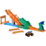 Mattel Hot Wheels Monster Trucks Krokodil Crash Challenge, Spiel 