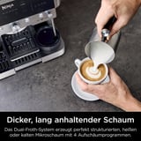 Ninja Luxe Premium Siebträger ES601EU, Espressomaschine silber/schwarz