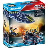 PLAYMOBIL 70781 Polizei-Fallschirm: Verfolgung des Amphibien-Fahrzeugs, Konstruktionsspielzeug
