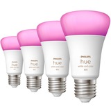 Philips HUE White & Color Ambiance E27, LED-Lampe Viererpack, ersetzt 60 Watt