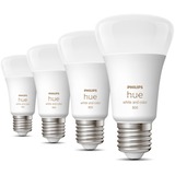 Philips Hue White & Color Ambiance E27, LED-Lampe Viererpack, ersetzt 60 Watt