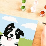 Ravensburger Malen nach Zahlen - Border Collie Welpe 