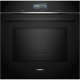 Siemens HM776GKB1 IQ700, Backofen schwarz/edelstahl, mit Mikrowellenfunktion, 60 cm, Home Connect