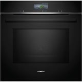 Siemens HM776GKB1 IQ700, Backofen schwarz/edelstahl, mit Mikrowellenfunktion, 60 cm, Home Connect