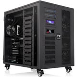 Thermaltake AX1000 TG AI Workstation, Big-Tower-Gehäuse schwarz, Dual System Case, Tempered Glass