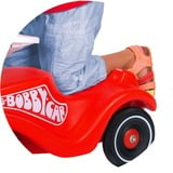BIG Bobby-Car-Classic, Rutscher rot/schwarz, Flüsterräder und Schuhschonern