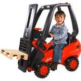 BIG Linde Forklift, Kinderfahrzeug schwarz/rot