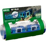 BRIO Tunnel Box U-Bahn Glow in the Dark, Spielfahrzeug blau