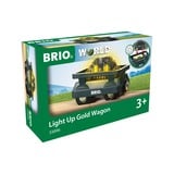 BRIO World Goldwaggon mit Licht, Spielfahrzeug 