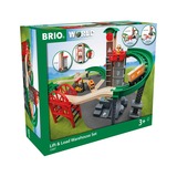 BRIO World Großes Lagerhaus-Set mit Aufzug, Spielgebäude 