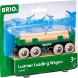 BRIO World Langholzwagen, Spielfahrzeug grün