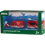 BRIO World Roter Akku-Reisezug, Spielfahrzeug rot