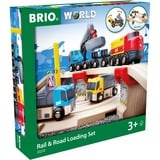 BRIO World Straßen & Schienen Steinverlade Set, Bahn 