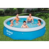 Bestway Fast Set Pool, Ø 305cm x 76cm, Schwimmbad blau/hellblau